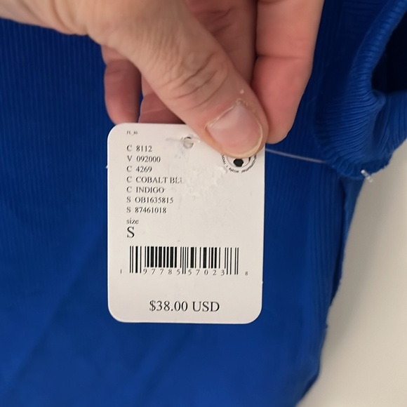 Free People Women's We the Free Kate T shirt size small cobalt blue - Picture 4 of 4